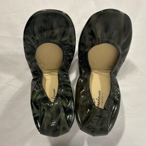 The Storehouse Flats Evergreen Patent Leather Ballet Flat Foldable Shoes